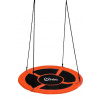 INLEA Závesný hojdací kruh 110 cm - oranžový