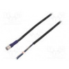 Připojovací kabel M8 PIN 4 přímý 2m zástrčka 0,5A -10÷65°C