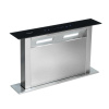 Klarstein Royal Flush Downdraft, digestor, 60 cm, výsuvný, 430 m³/h, nehrdzavejúca oceľ, čierny (TK15-RoyalFlush-60)