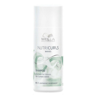 Wella Professionals Hydratační šampon pro vlnité a kudrnaté vlasy Nutricurls (Shampoo for Waves) Objem: 50 ml