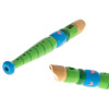 IKO Detská drevená flauta zelená