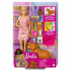 Mattel Lalka Barbie Narodenie psíkov FDD43