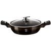 Panvica BERLINGERHAUS Panvica hlboká s pokrievkou Shiny Black Collection 24cm (BH-6608)