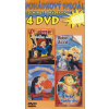 Pohádkový speciál na 4 DVD - Pinocchio + Robin Hood + Sněhurka + Méďa Mandarinka