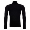 Ortovox 230 COMPETITION ZIP NECK M black raven XL; Černá triko