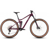 Bicykel CUBE Stereo ONE22 Race wine´n´grey Veľkosť: M
