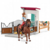 Schleich Horse Club box na koně s Hannah & Cayenne