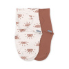 INGENUITY Zavinovačka SwaddleMe™ Ulitka bavlna Rising sun 2ks 0,5 TOG 0-3m