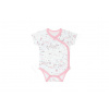 Baby Service Body kr. rukáv zavinovací Mestečko Ružová Veľ. 68