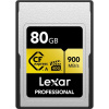 Lexar CFexpress Pro Gold R900/W800 – VPG400 (Type A) 80 GB LCAGOLD080G-RNENG