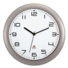 Nástenné hodiny Hornew, 30 cm, ALBA, strieborné