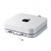 Satechi USB-C Aluminium Stand & Hub pre Mac Mini - Silver ST-ABHFS