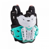 Leatt Dámsky chránič hrude LEATT CHEST PROTECTOR 4.5 JACKI - Biela-tyrkysová, 55-95kg