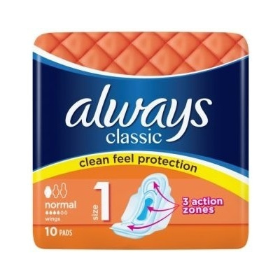 Procter & Gamble ALWAYS Classic Normal hygienické vložky 10ks
