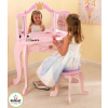 KidKraft Kosmetický stolek s židličkou princezna