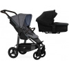 TFK Mono4 2v1 Premium Grey Combi carrycot + Seat unit Nenafukovacie kolesá (s výplňou) Hlboká vanička Black