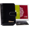 Peterson Čierna peňaženka so zapínaním Y035 PTN PL-602-0721 BLAC ONE SIZE