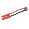 GForce Konverzní kabel Deans samec 4.0mm zlacený 14AWG