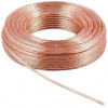 PremiumCord kábel na prepojenie reproduktorov / 2x 2,5mm / 10m / priehľadný