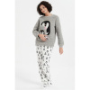 Linea Penguin Pyjama and Hot Water Bottle Gift Set Grey/White 24-26 (XXL