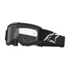 brýle VISION OTG, ALPINESTARS (černá/bílá, čiré plexi) 2026 M150-1137