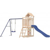 Shumee Dětské hřiště na zahradu 375 × 186 × 214 cm masivní borové dřevo