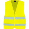 Korntex Passau Security Unisex reflexná vesta KX010S Signal Yellow 3XL/4XL