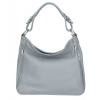 Kožená dámská kabelka Romina světle modrá