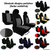 Poťahy pre VOLKSWAGEN PASSAT KOMBI (štandardné sedadlá) B8 (od 2014) Exclusive Leather (koža)
