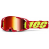 ARMATIC 100% okuliare červené, červené plexi