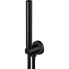 STEINBERG 100 sprchová súprava, prípojka hadice s integrovaným držiakom sprchy, tyčová ručná sprcha 1jet a 150 cm hadica, matná čierna, 1001670S