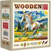 WOODEN CITY drevené puzzle - Rýchly kôň 1010 dielikov NB 0806-XL