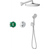 Hansgrohe Croma, sprchový systém 280 1jet s termostatom Ecostat S, chrómová, HAN-27954000