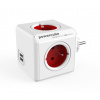 Zásuvka PowerCube ORIGINAL USB červená