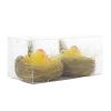 Sliepočka žltá v hniezde s vajíčkami 5cm s/2
