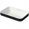 Duravit Happy D.2 Plus Umývadlová misa zápustná, 60x40 cm, bez prepadu, biela/antracit mat 2359606100