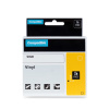 PRINTLINE kompatibilní páska s DYMO 18443, 9mm, 5.5m, černý tisk/bílý podklad, RHINO, vinylová PLTD46
