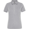 James & Nicholson Polokošile Solid JN 1805, elastická, krátký rukáv, dámská COT02180503404-grey heathe XL Melír šedá