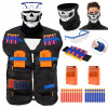 SET NA NERF S VESTOU A 2 ZÁSOBNÍKY NA 6 ŠÍPOK plus DOPLNKY