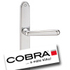 COBRA ALT-WIEN Povrch: OC - chrom lesklý, Rozteč: 72 mm, Prevedenie: PZ LI (kľučka ľavá/guľa)