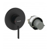 Hansgrohe Zesis S Sprchová batéria pod omietku, s telesom, matná čierna 74618670-HG