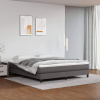 vidaXL Posteľný rám sivý 160x200 cm umelá koža