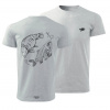 Giants fishing Tričko pánske sivé Kapor s kostrou|veľ. L