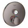 Grohe Grohtherm SmartControl - Termostatická sprchová batéria pod omietku s jedným ventilom, Hard Graphite 29118A00