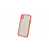 Bomba Kvalitný TPU obal matný pre iPhone - červený Model iPhone: iPhone XS, X C313_IPHONE_XS-_X_-_RED
