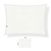 Shadow Comfort Slnečný Obdĺžnik SHADOW 4,0 x 5,0 m - 250g Farba: Arktická Biela