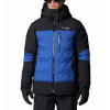 Columbia Wild Card IV Down Jacket Pánska Lyžiarska Bunda Farba: Mountain Blue, Black, Veľkosť: M 2087231433