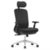 Kancelárske čierne kreslo s masážnou funkciou Leadpro 6.0 Black, LEADPRO 6.0 BLACK SKL2