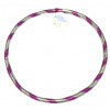 Hula hoop kruh 37 cm vo fialovo-striebornej farbe