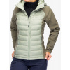 Bunda dámska Columbia Powder Lite II Hybrid Hooded Jacket - safari/stone green